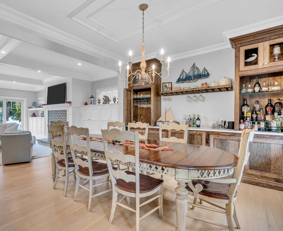 Beautiful built-ins in a home remodel by C Mac