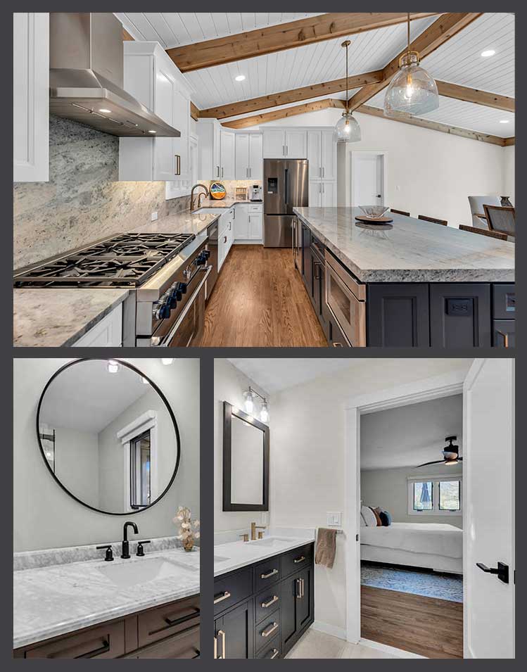 Kitchen and Bath remodel examples