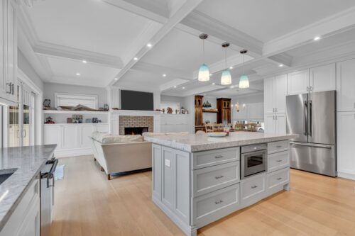 Bright, modern kitchen remodel for the Moore family in New Jersey