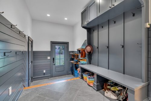 Remodeled mud room